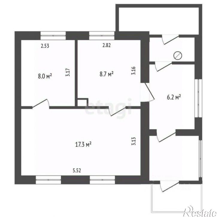 3-комн квартира ул Клавы Назаровой, 45,  д. 45