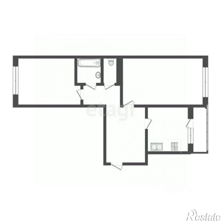 2-комн квартира ул Ижорского Батальона, 8,  д. 8