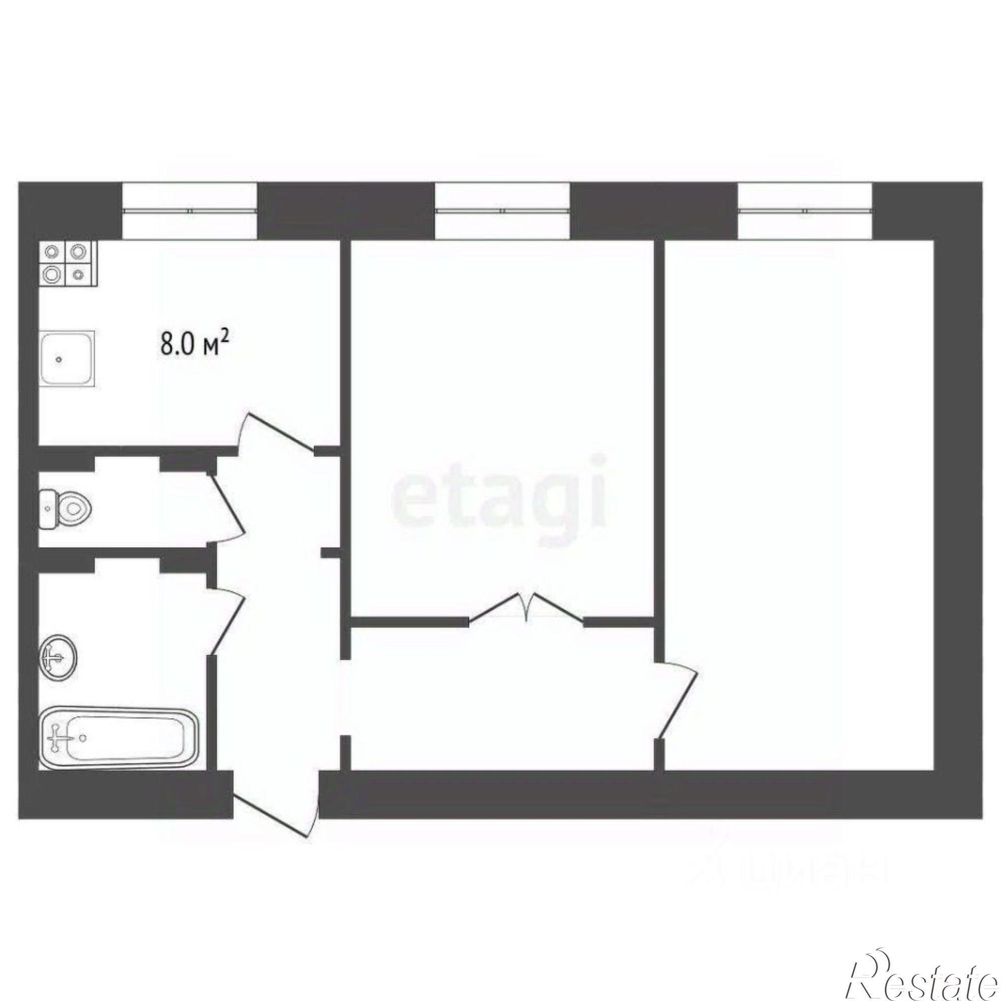 Сдать квартиру за 20 000 рублей на ул Яна Фабрициуса, 25