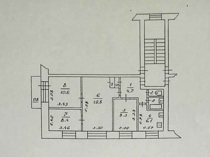 4-комн квартира Вокзальная улица, д.36