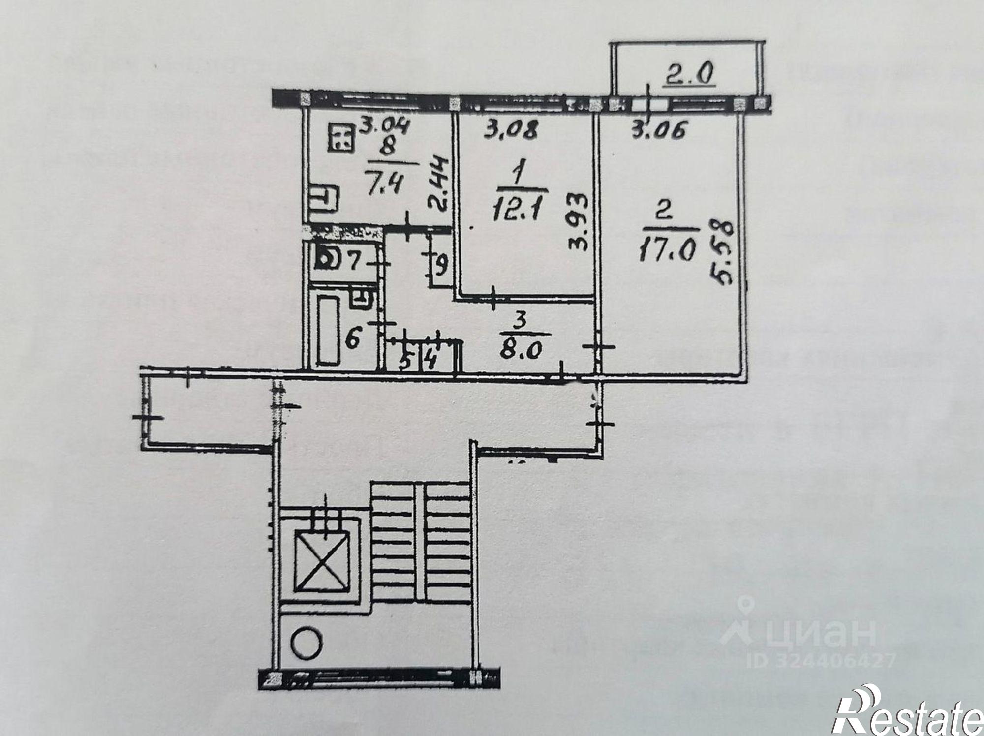Купить квартиру за 4 100 000 рублей на ул Байкова, 4