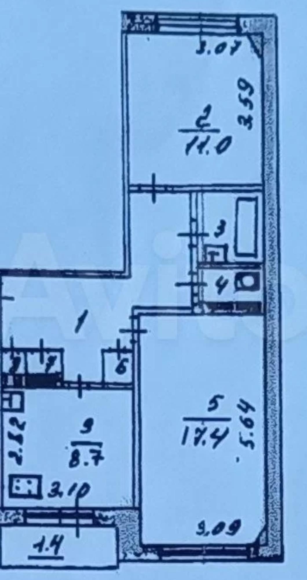 Купить квартиру за 3 250 000 рублей на Новгородская улица, д.28
