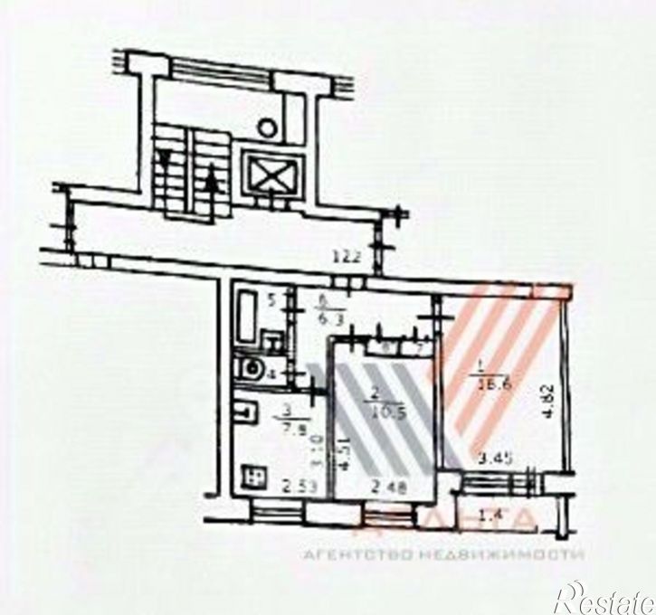 2-комн квартира Рижский пр-кт, 41А,  д. 41А