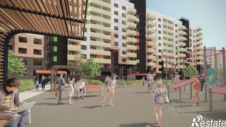 1-комн квартира в новом доме улица Юности, 10