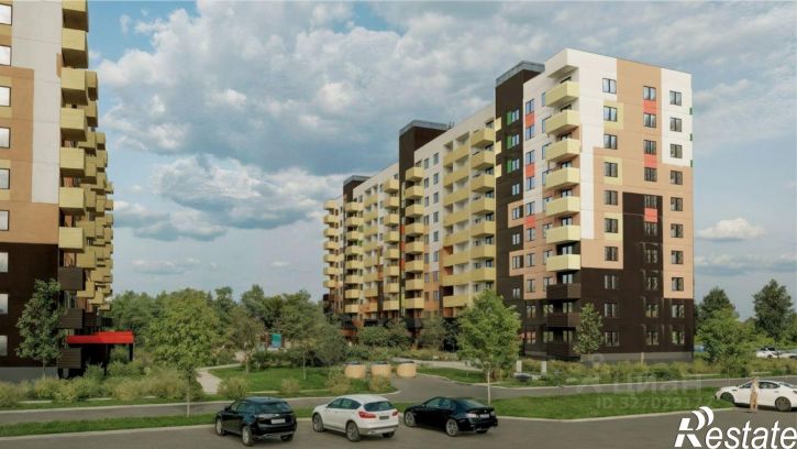 1-комн квартира в новом доме улица Юности, 10