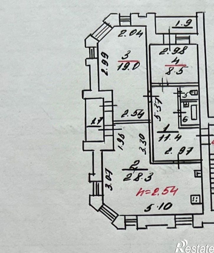 3-комн квартира улица Рокоссовского, 20,  д. 20