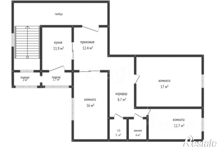 3-комн квартира улица Рокоссовского, 34,  д. 34