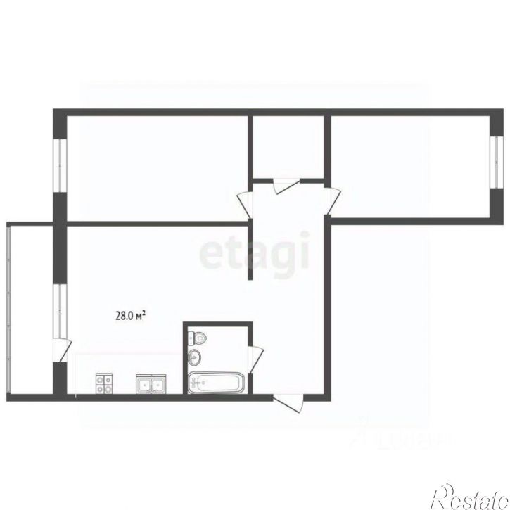3-комн квартира ул Юбилейная, 89А,  д. 89А