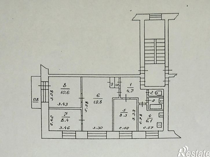 4-комн квартира Вокзальная улица, д.36
