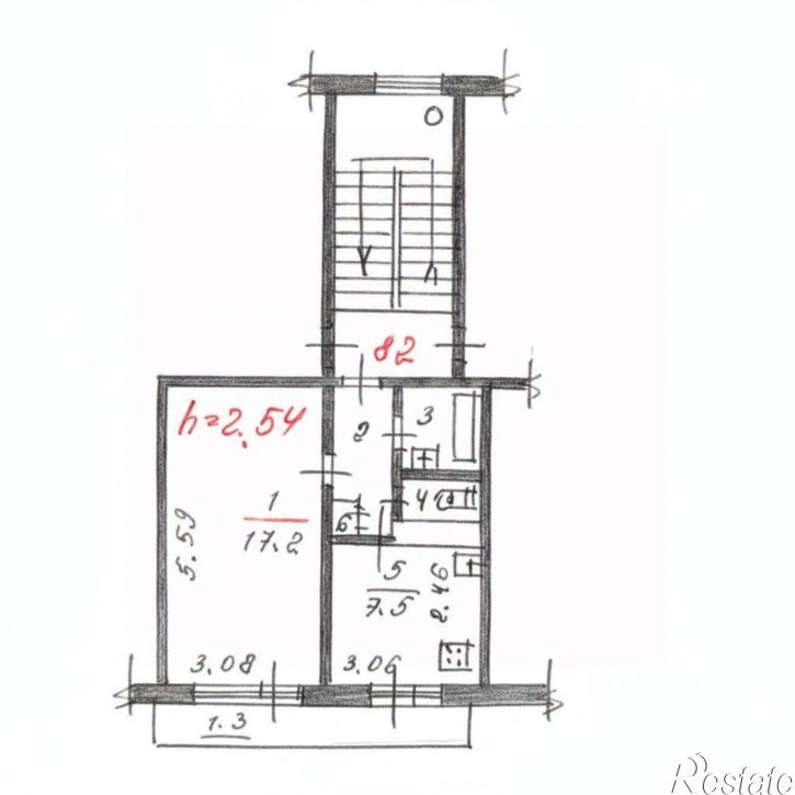 1-комн квартира ул Лесная, 11,  д. 11