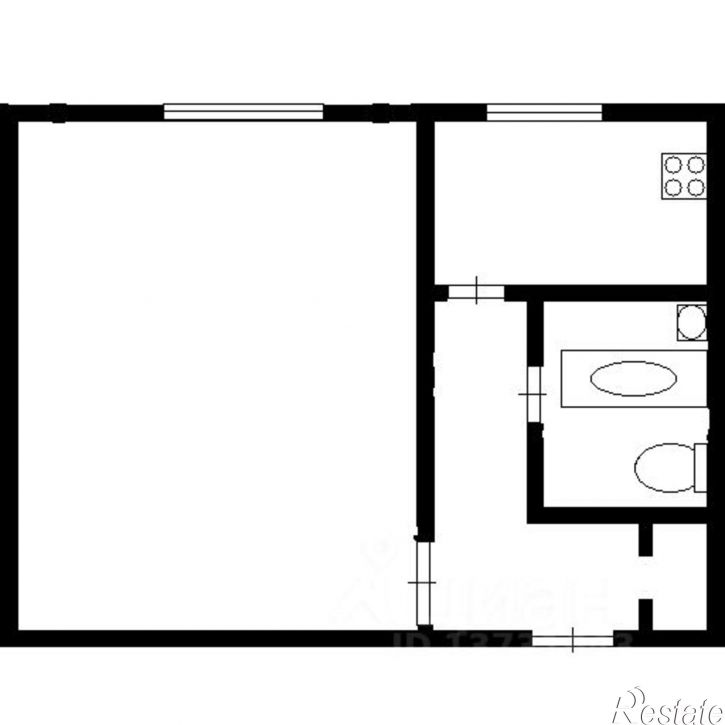 1-комн квартира ул Юрия Гагарина, 13,  д. 13