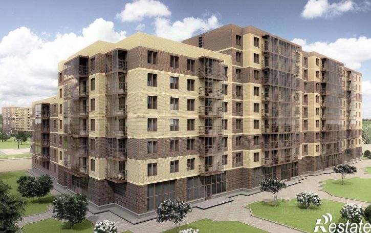 2-комн квартира в новом доме улица Юности, 10
