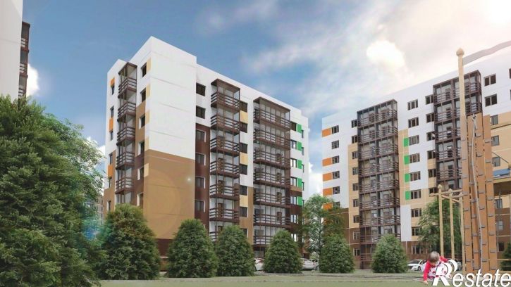 2-комн квартира в новом доме улица Юности, 10