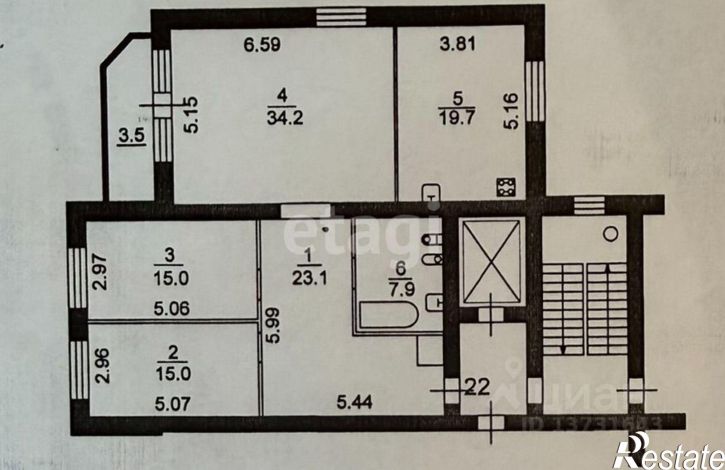 3-комн квартира ул Новоселов, 3А,  д. 3А