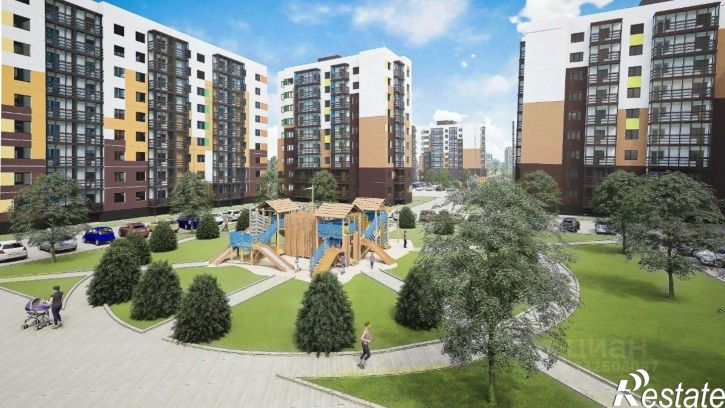 3-комн квартира в новом доме улица Юности, 10