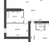 2-комн, 137кв м, этаж 5/5 ул Петровская, 4Б