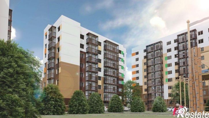 1-комн квартира в новом доме улица Юности, 10